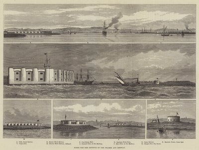 Forts pour la défense de la Tamise et de la Medway - Henry Spernon Tozer